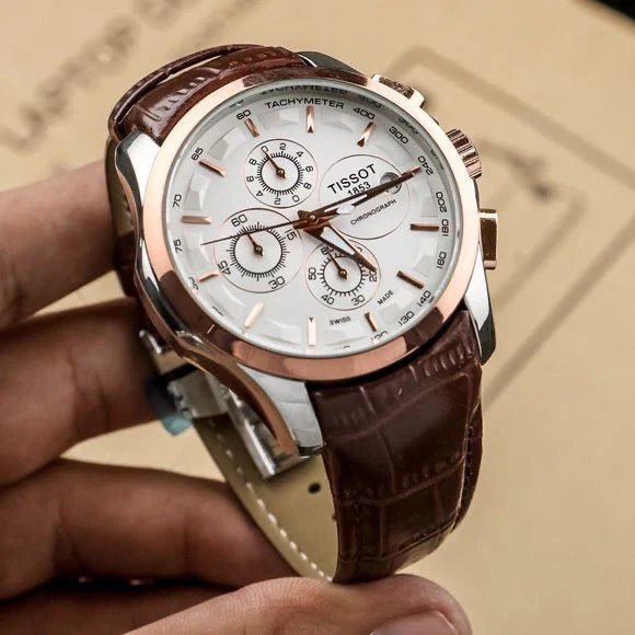 leather strap tissot pr100 quartz review