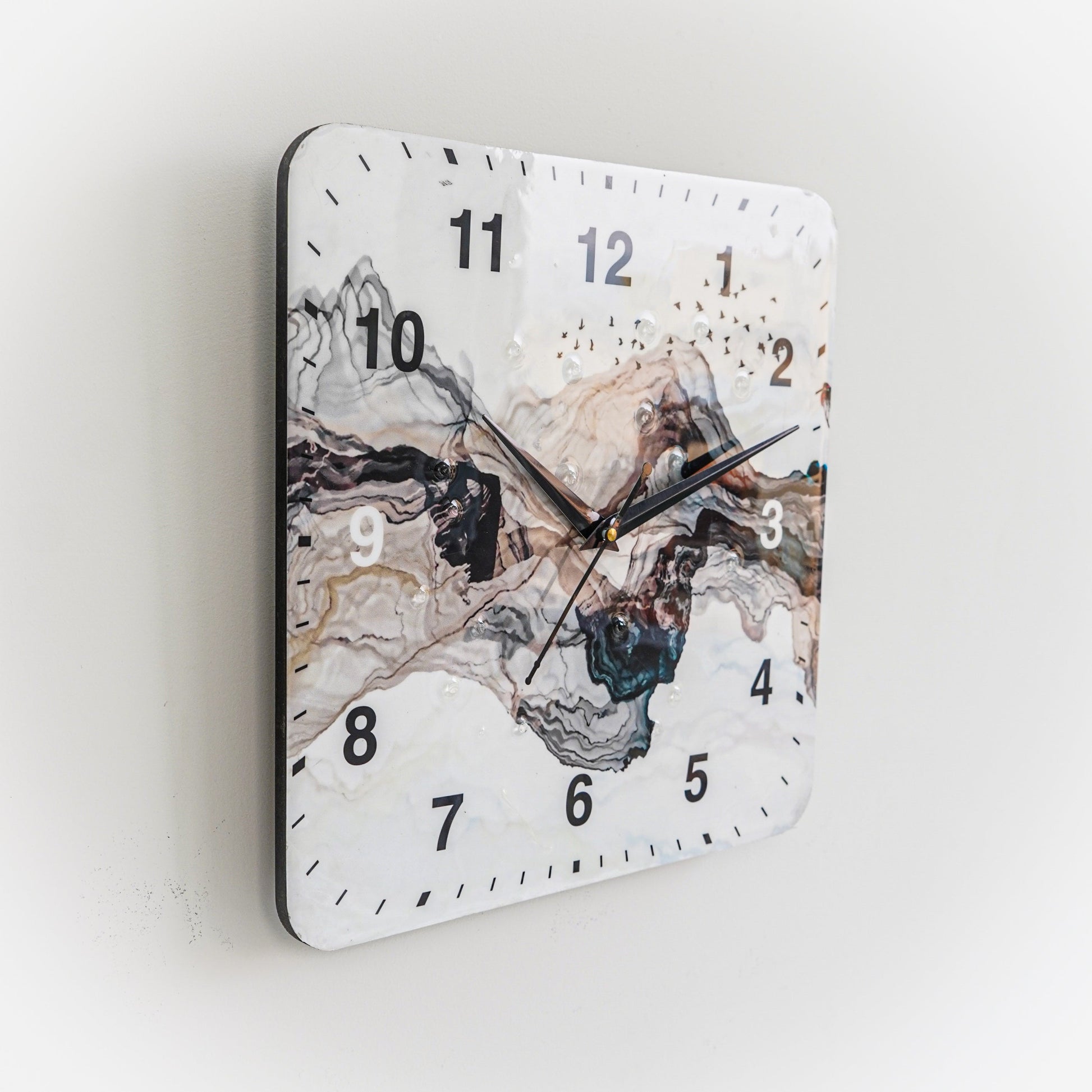 GlossyGlow Wall Clock
