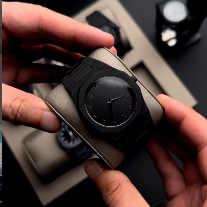 Arabic Black Aura Watch - Premium Limited Edition Timepiece