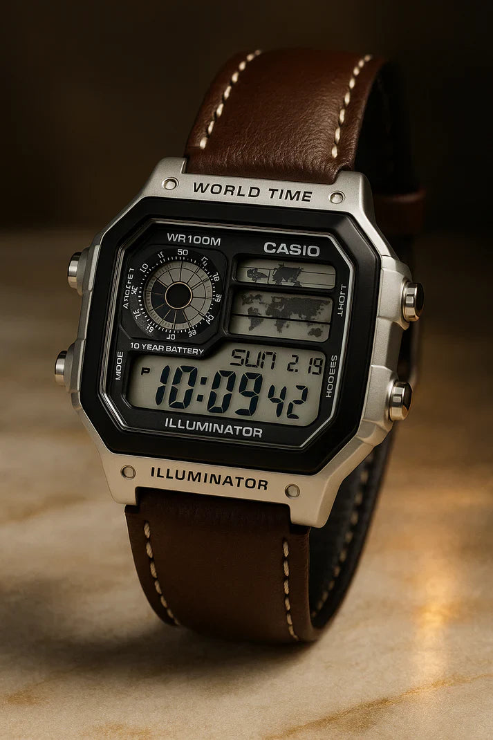 CASIO AE 1200 LEATHER Regular