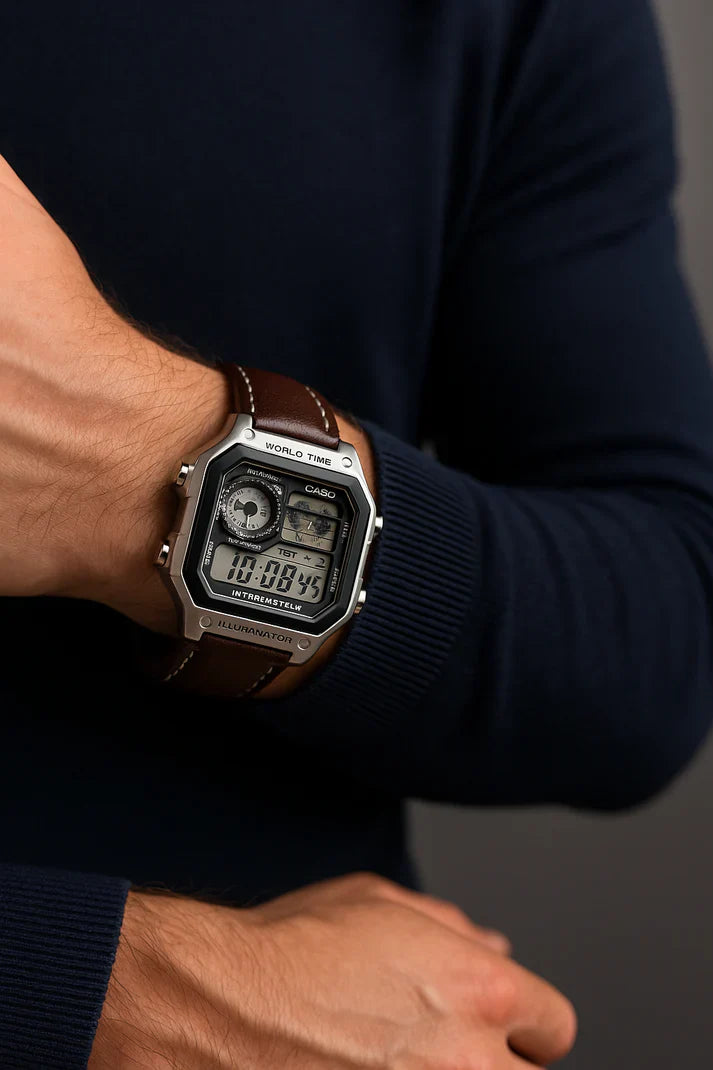 CASIO AE 1200 LEATHER Regular