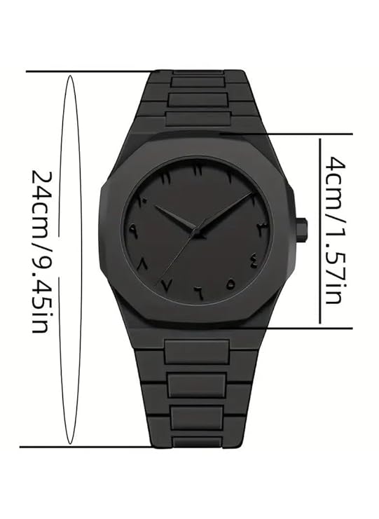 Arabic Black Aura Watch - Premium Limited Edition Timepiece