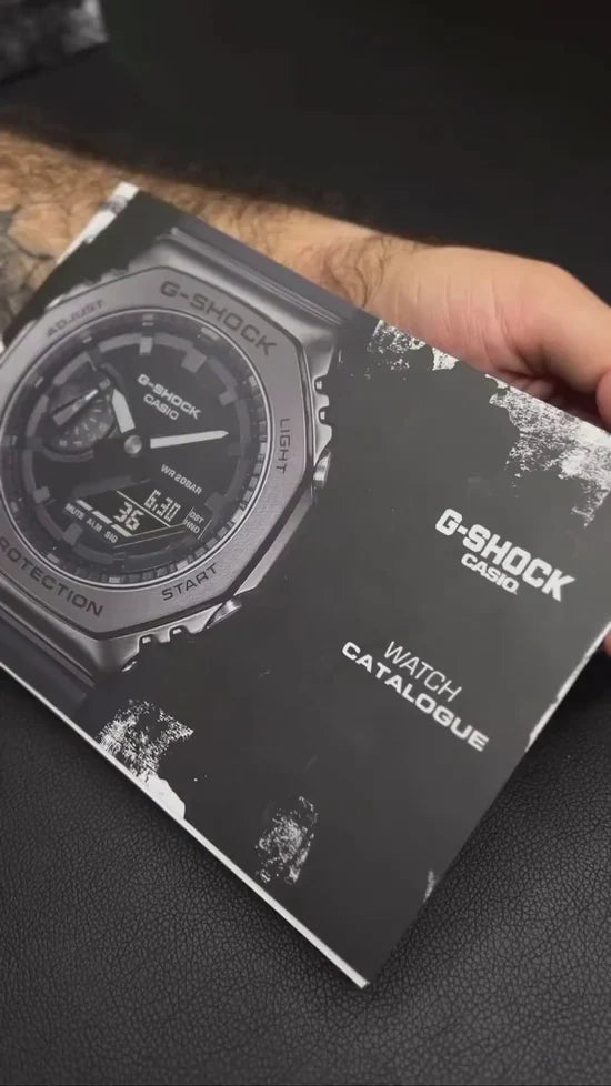 G-SHOCK 5600BB METAL BODY SILVER BLACK