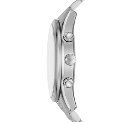 Emporio Armani Stainless Steel Analog Green Dial Men Watch-Ar11581, Silver Band
