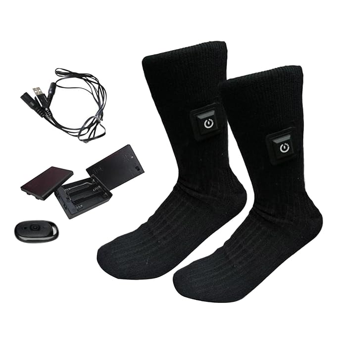 Heated Socks for Men Women, Electric Socks with 7.4V 2200mAh Rechargeable