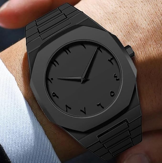 Arabic Black Aura Watch - Premium Limited Edition Timepiece