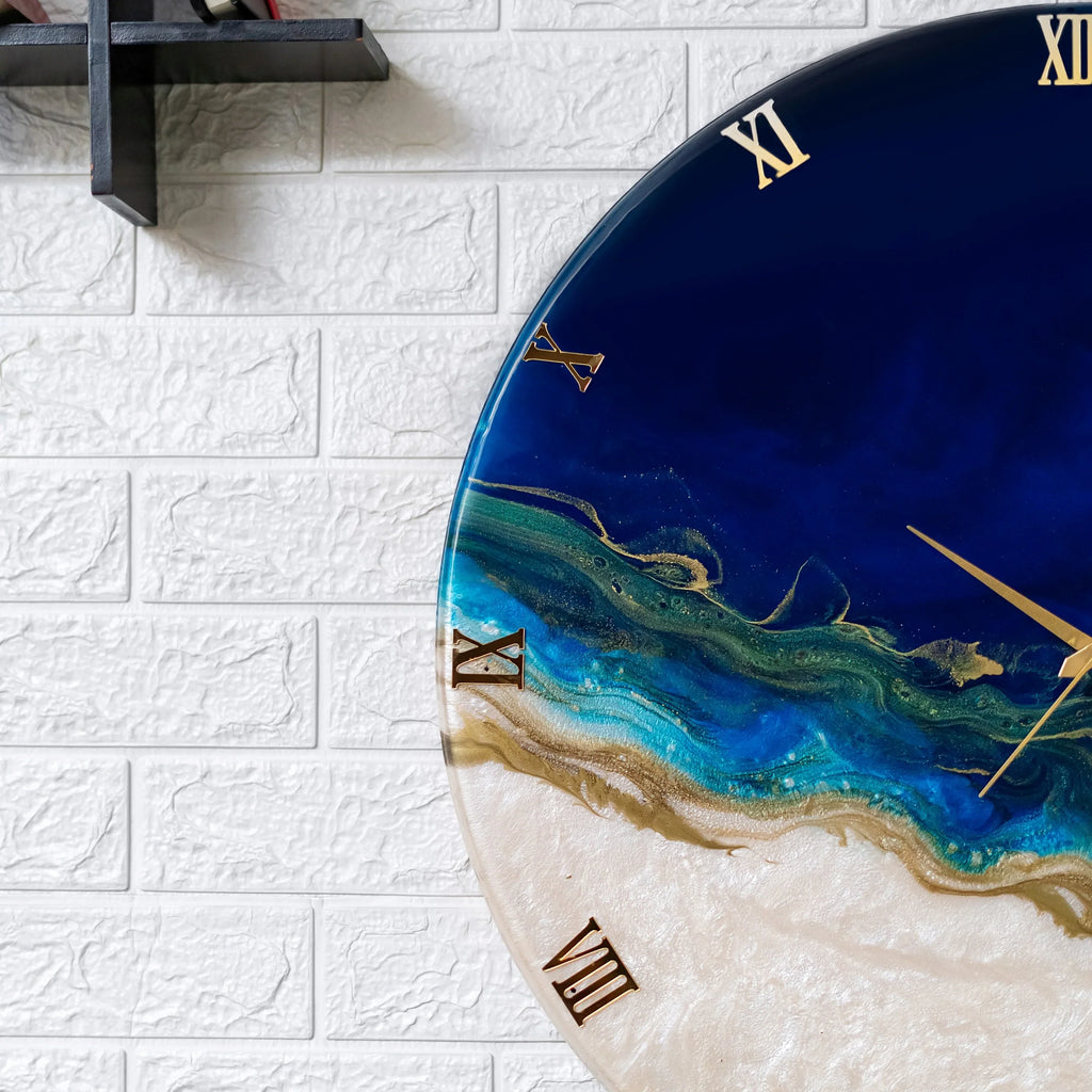 Skybound resin wall clock