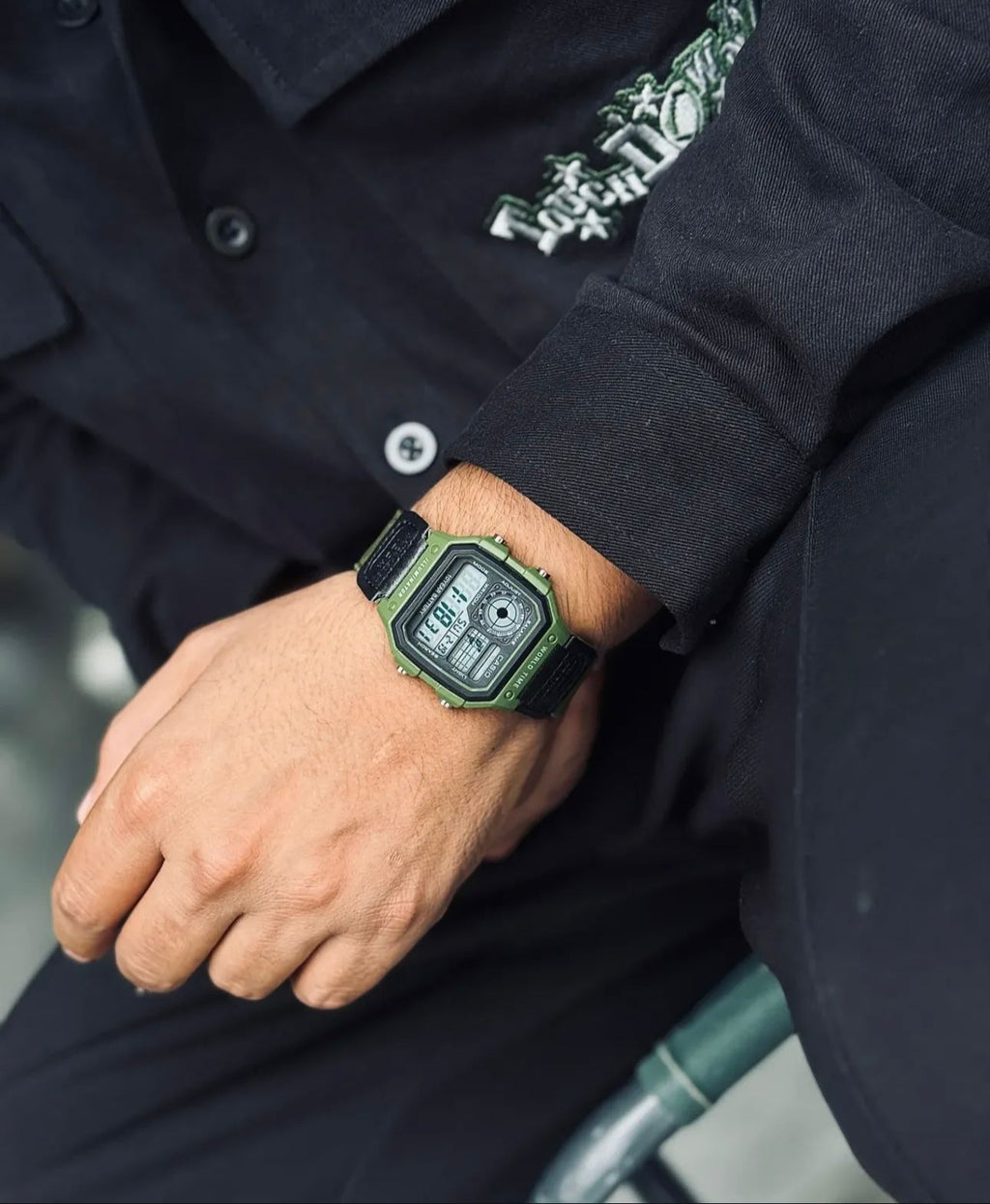 Casio Unisex Analogue Quartz Watch with Strap in AE-1200WHUB-3AVEF, Strap, Strap