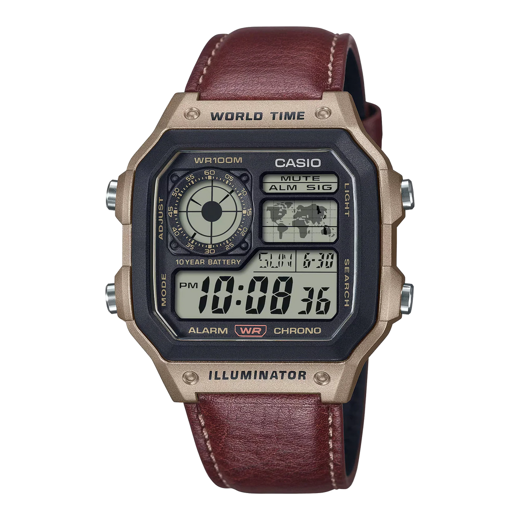 CASIO AE 1200 LEATHER Regular