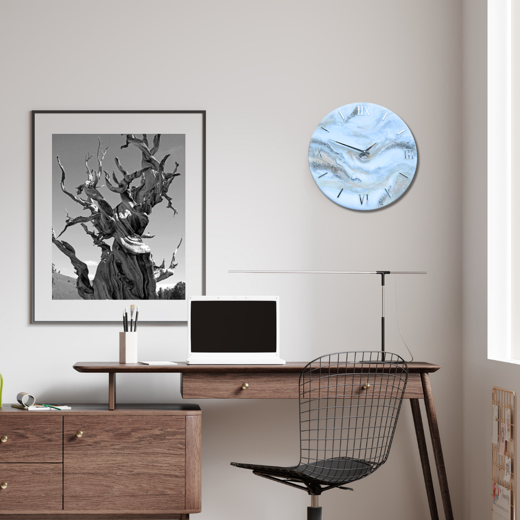 Alabaster Glow Resin Art