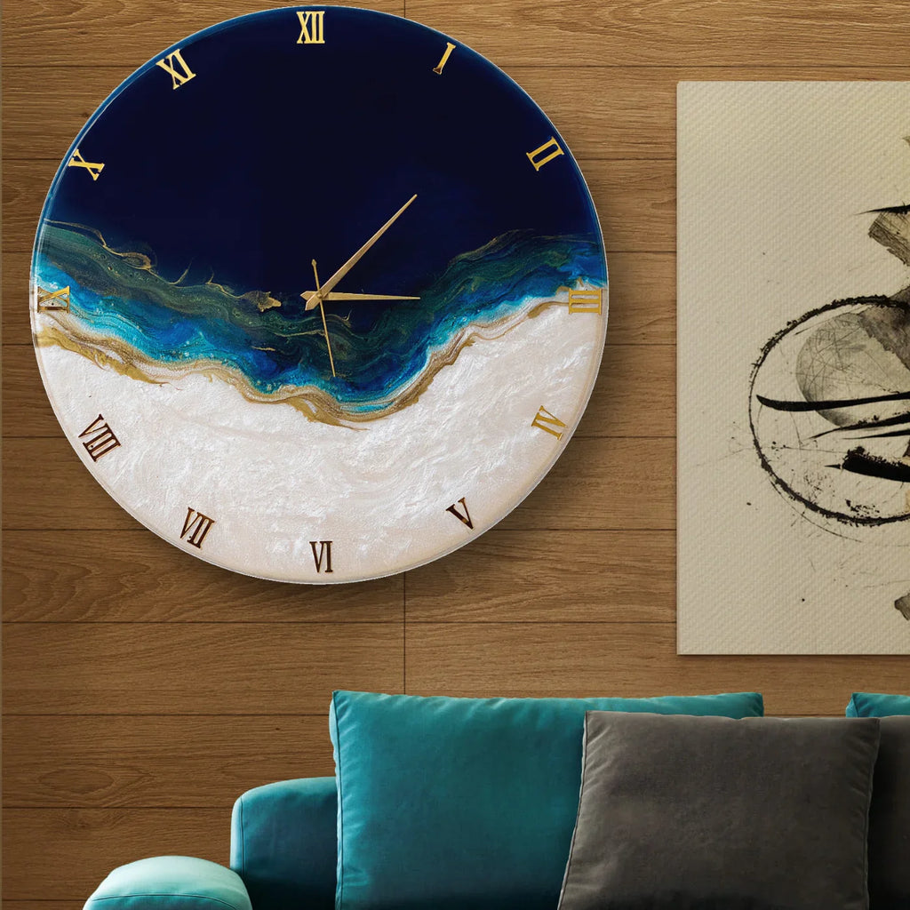 Skybound resin wall clock
