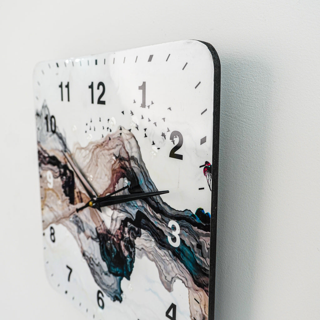 GlossyGlow Wall Clock