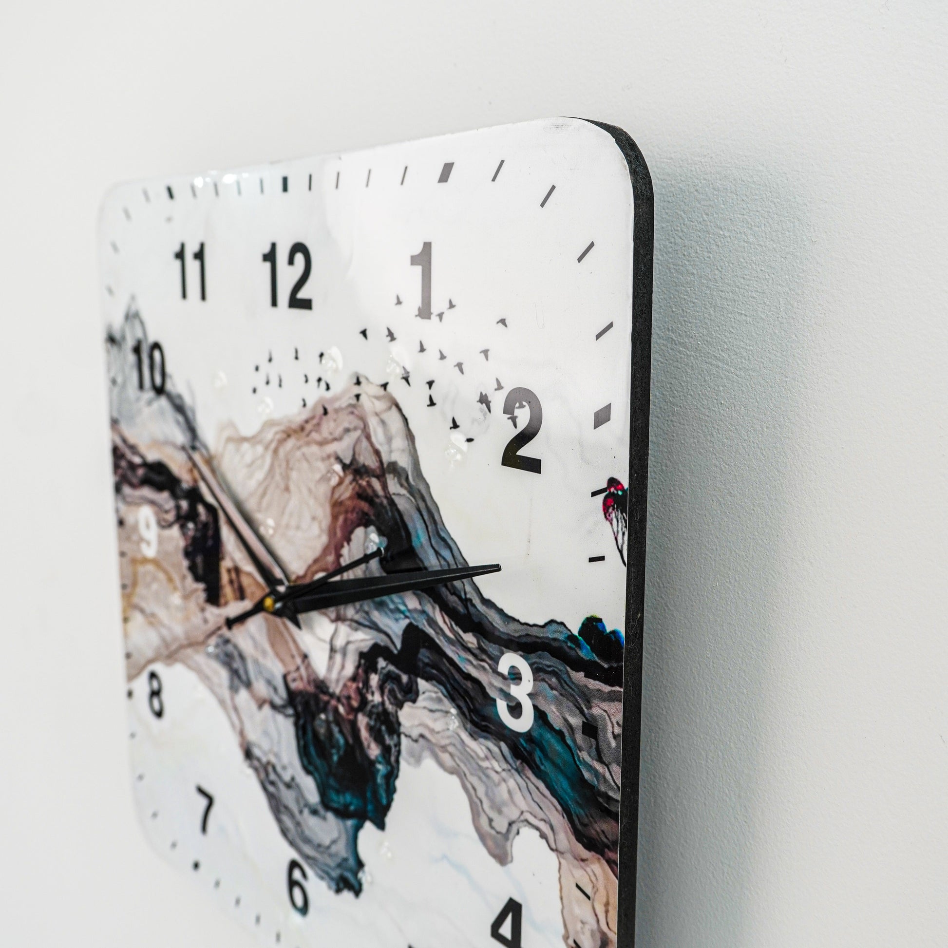 GlossyGlow Wall Clock