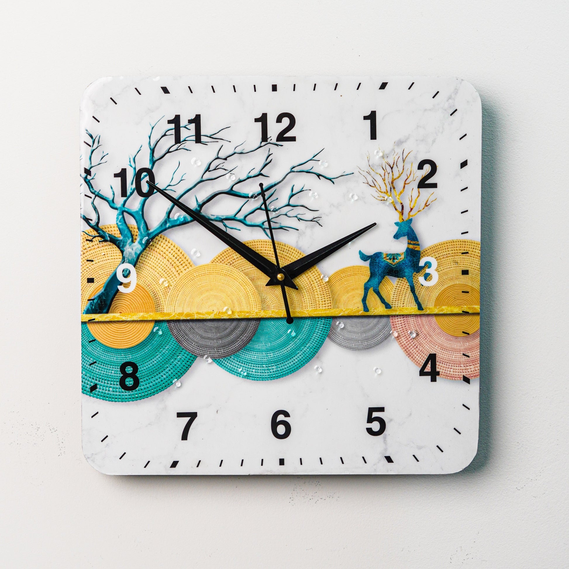 Deer Whisperer Resin clock