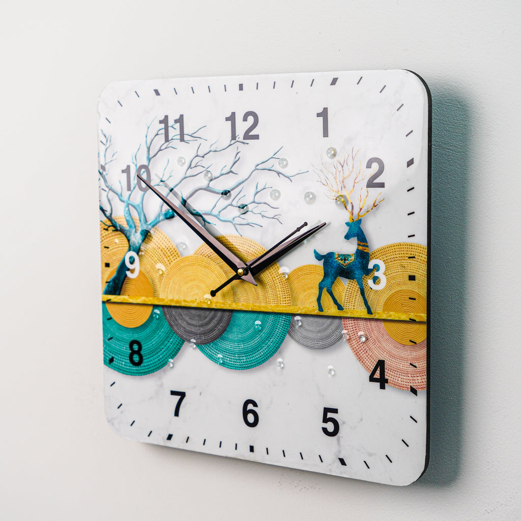 Deer Whisperer Wall Clock