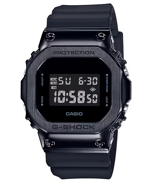 G-SHOCK 5600BB METAL BODY SILVER BLACK