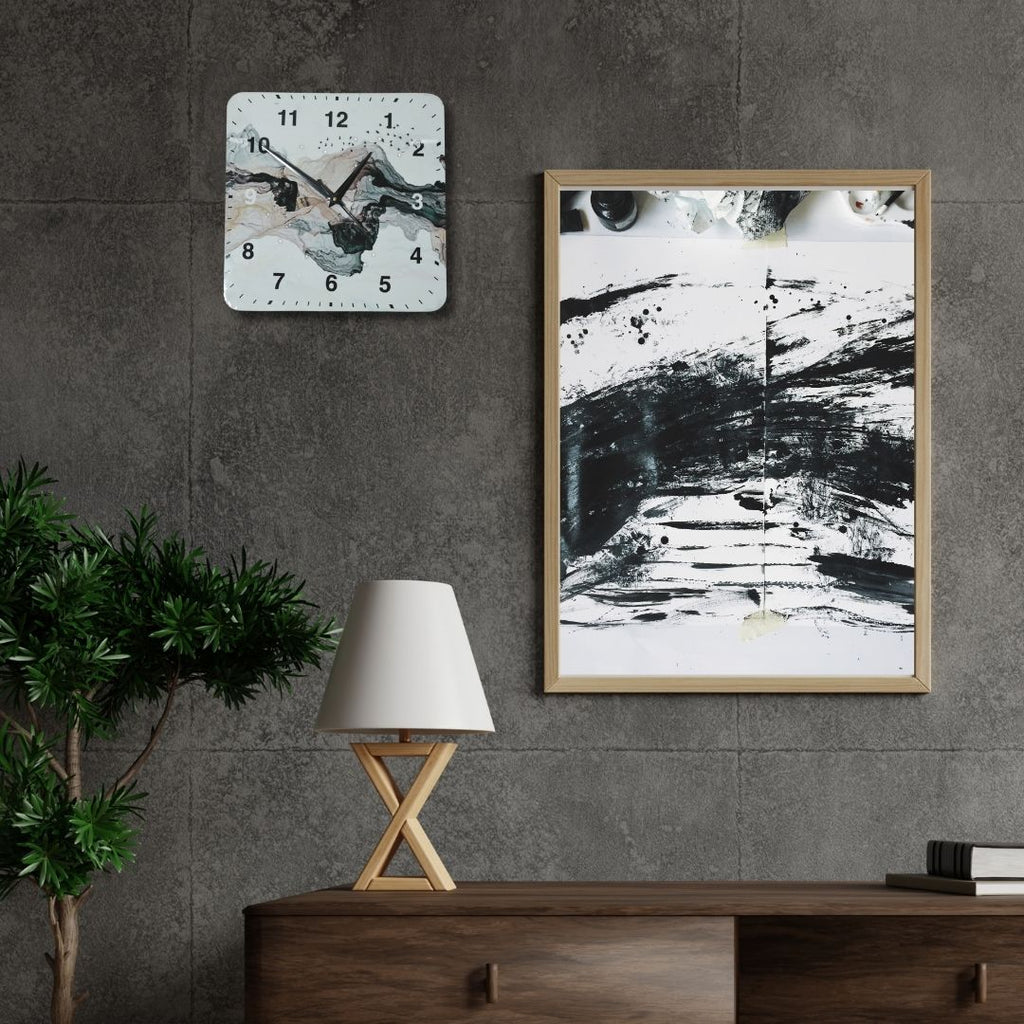 GlossyGlow Wall Clock