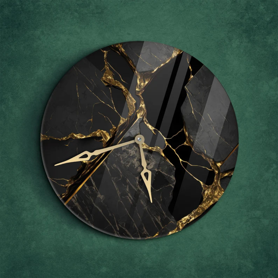 Golden Veil Of Midnight Wall Art