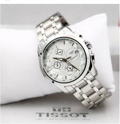 Tissot Silver Chain Chronograph 1853 | 1:1 Quality White
