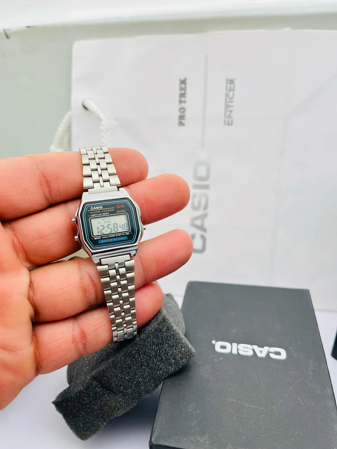 CASIO SMALL DIAL Silver