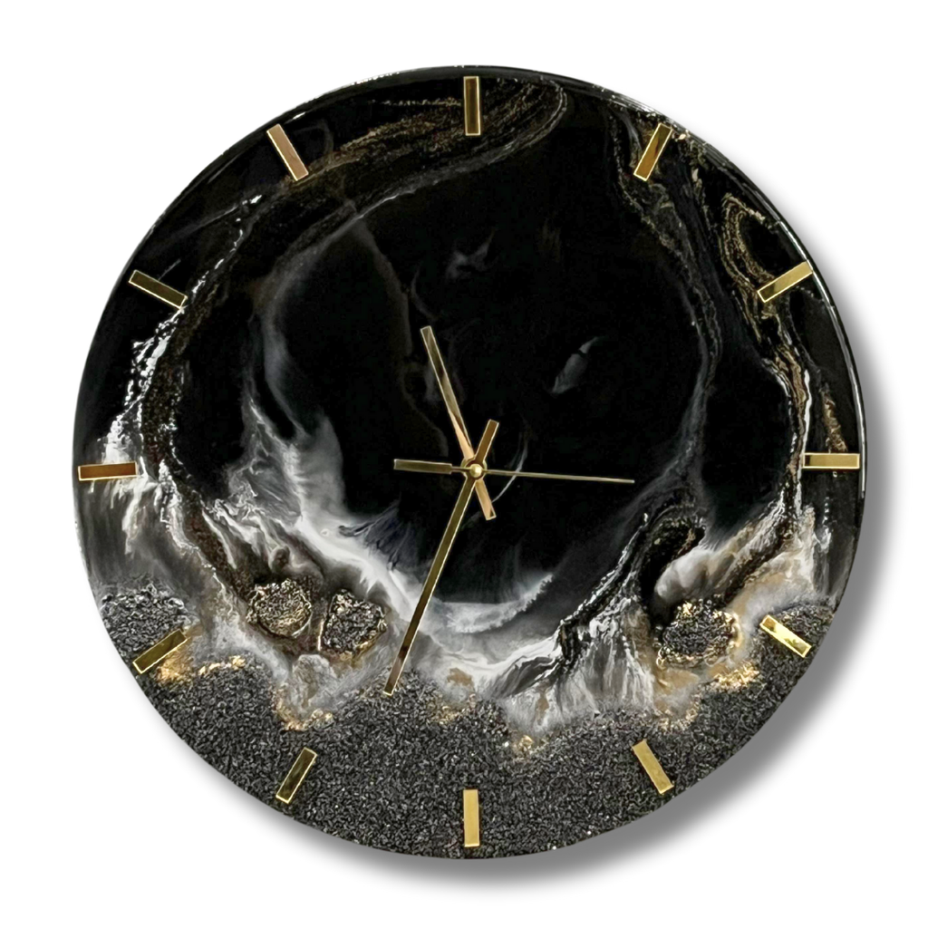 Timeless Lustre Resin clock