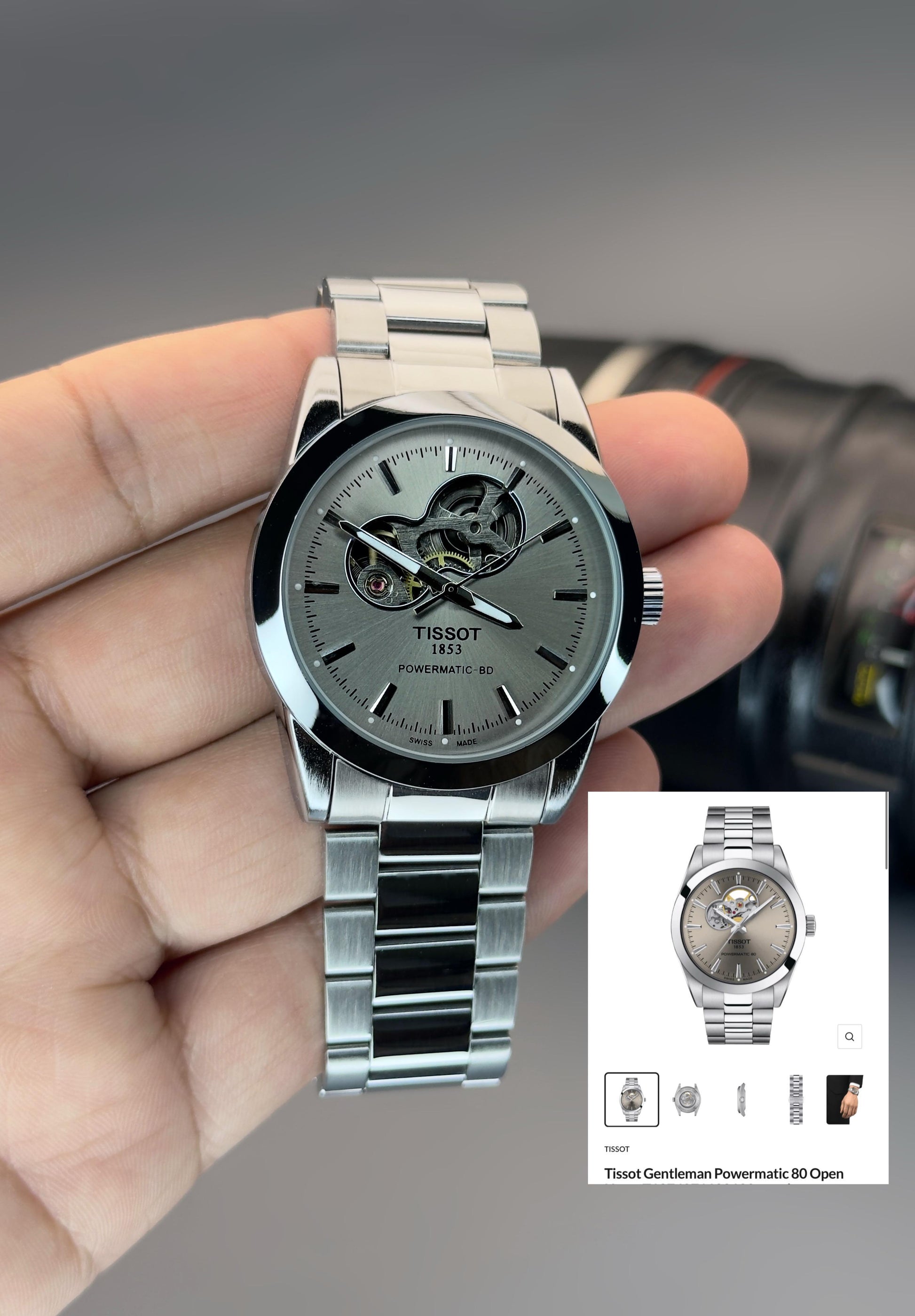 Tissot T-Classic T-complication  Mechanical Manual-winding Open Dial Men's Watch