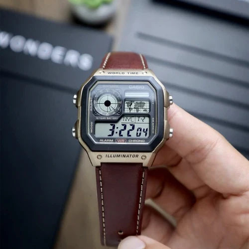 CASIO AE 1200 LEATHER Regular