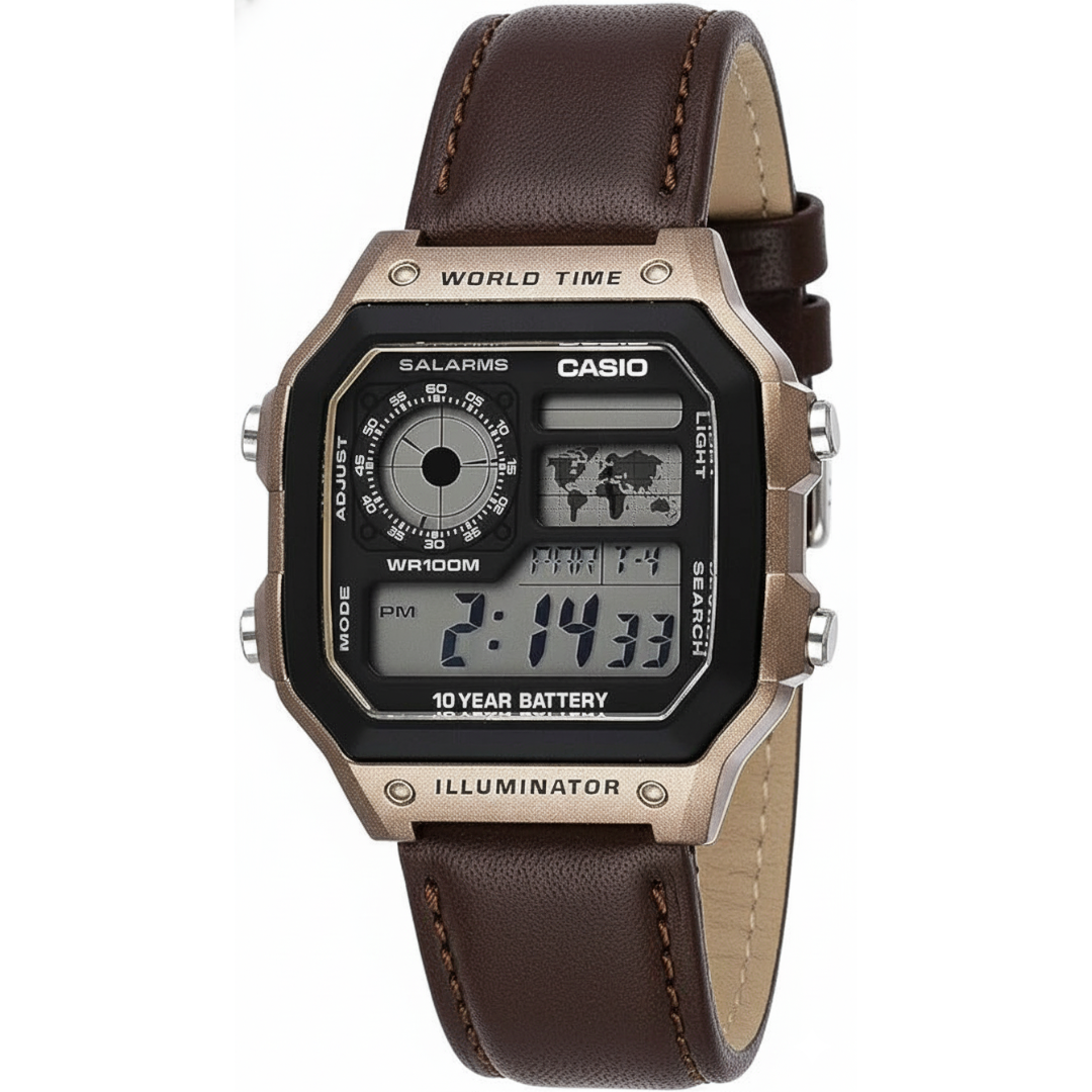 CASIO AE 1200 LEATHER Regular