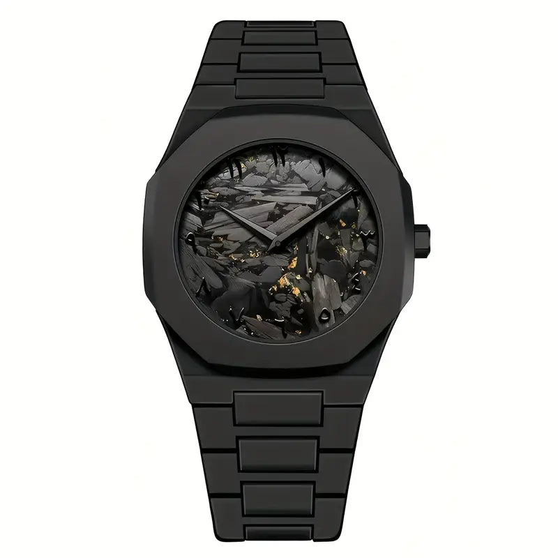 Men'S Stylish Quartz Watch - Arabic & Indian Numeral Dial