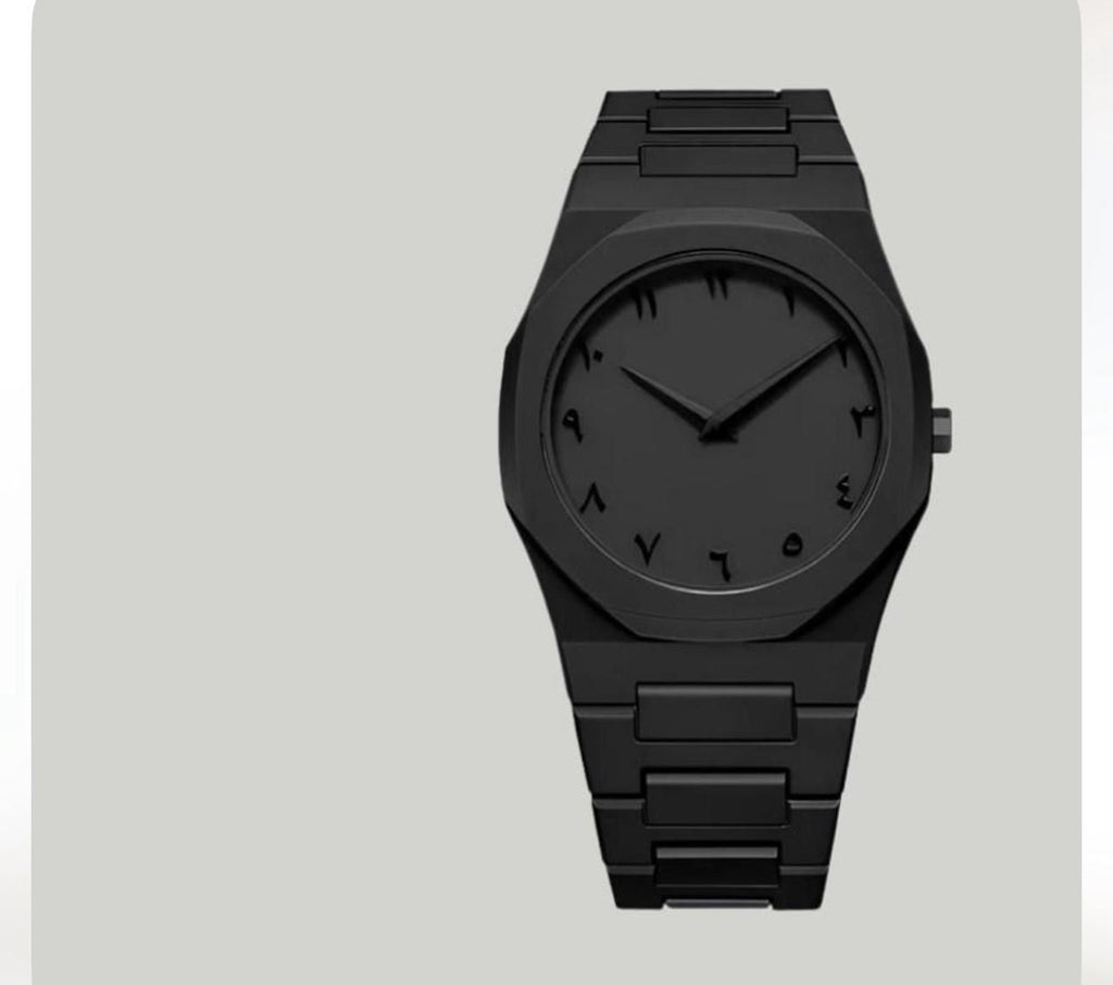 Arabic Black Aura Watch - Premium Limited Edition Timepiece