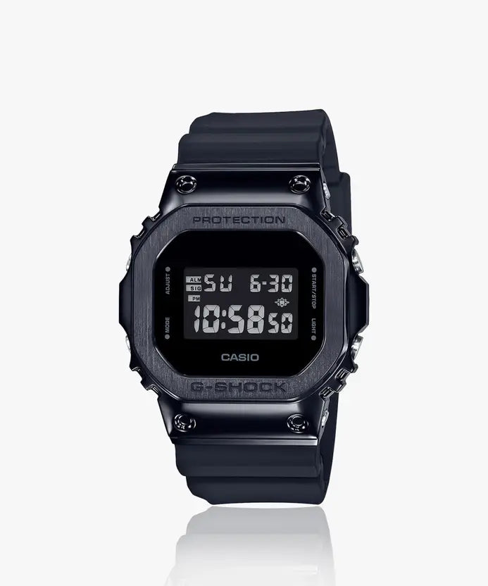 G-SHOCK 5600BB METAL BODY SILVER BLACK