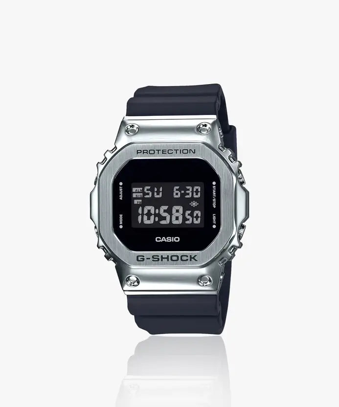 G-SHOCK 5600BB METAL BODY SILVER BLACK Silver - Main Image