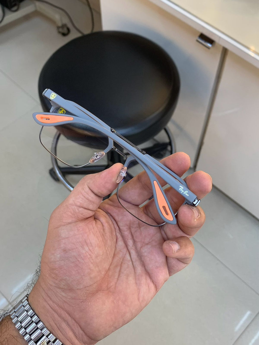 RF-04 GREY WHITE/ORANGE TIP